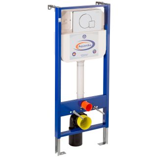 Инсталляция для подвесного унитаза Aquanika Basic 10.702.450.02.10 с клавишей смыва хром